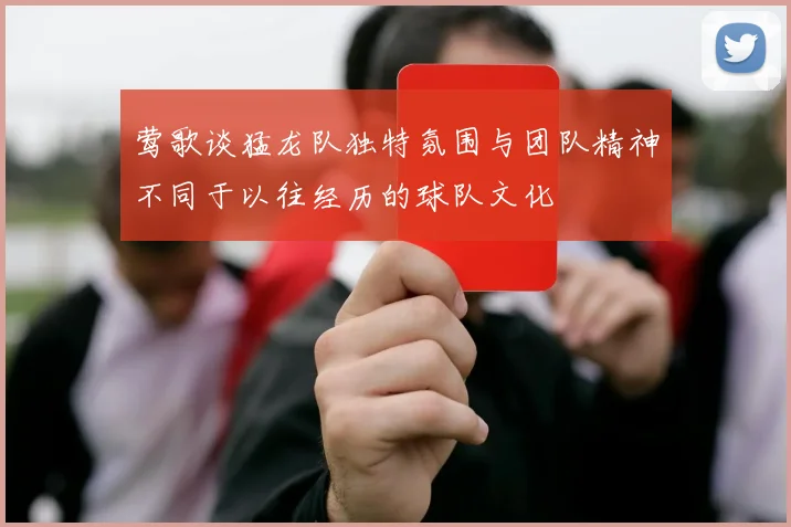 莺歌谈猛龙队独特氛围与团队精神不同于以往经历的球队文化